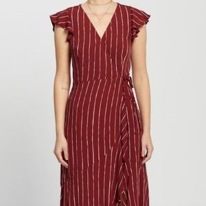 Abercrombie Midi Wrap Dress Womens